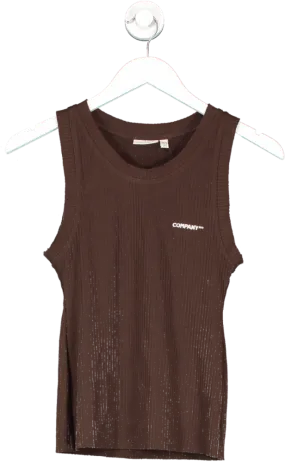 Sisters & Seekers Brown Ribbed Vest UK 10