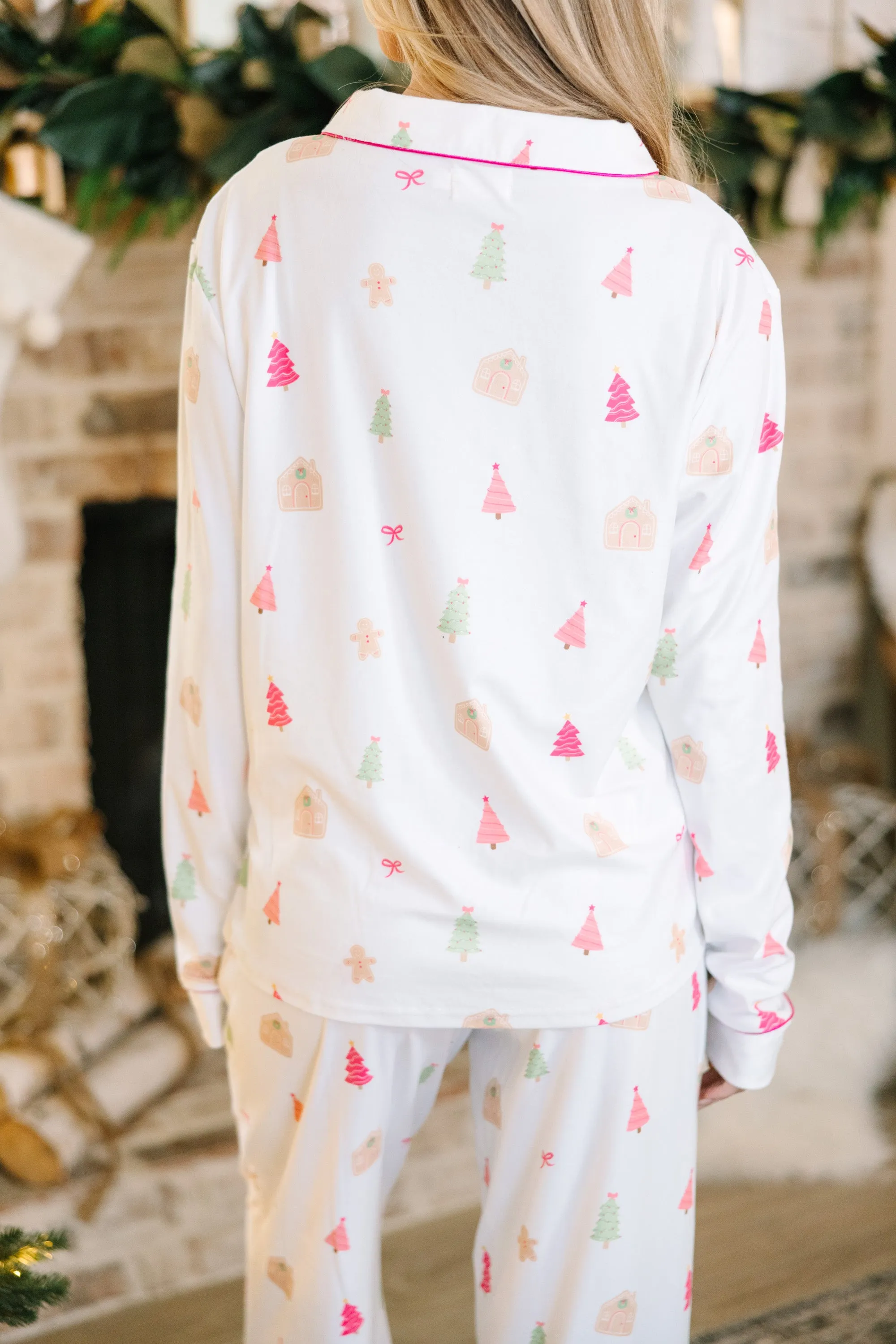 Staying In Gingerbread L/S Pajama Set