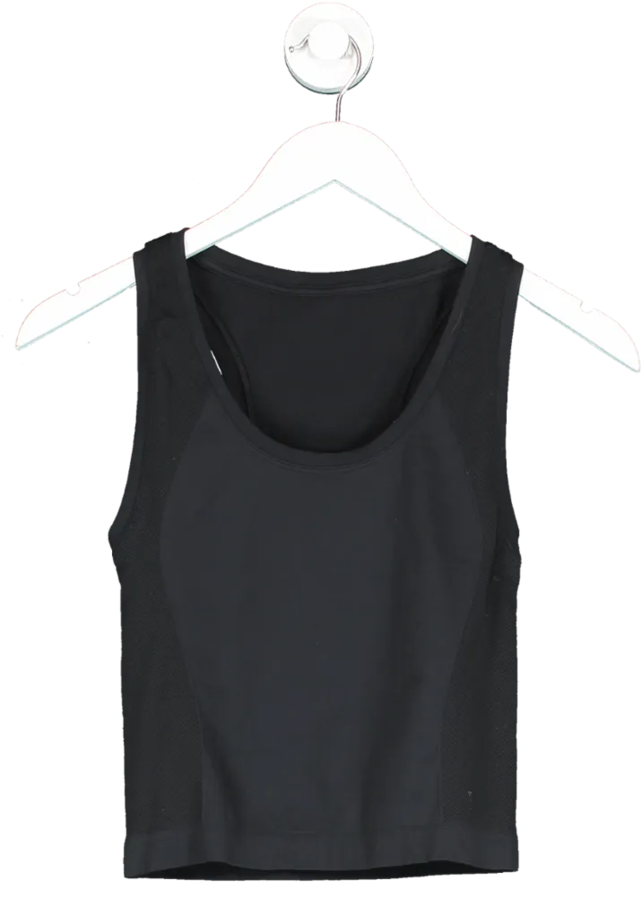 Sweaty Betty Black Seamless Gym Vest UK XS