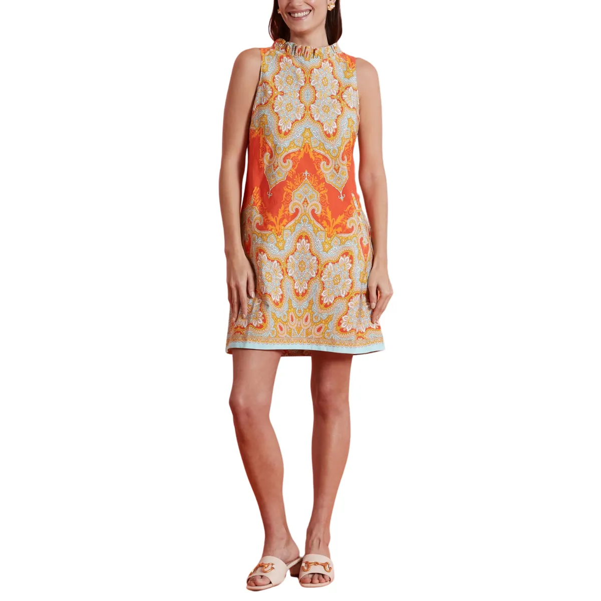 Tyler Boe Ella Multi-Colored Medallion Dress - Elegant & Stylish Womens Fashion