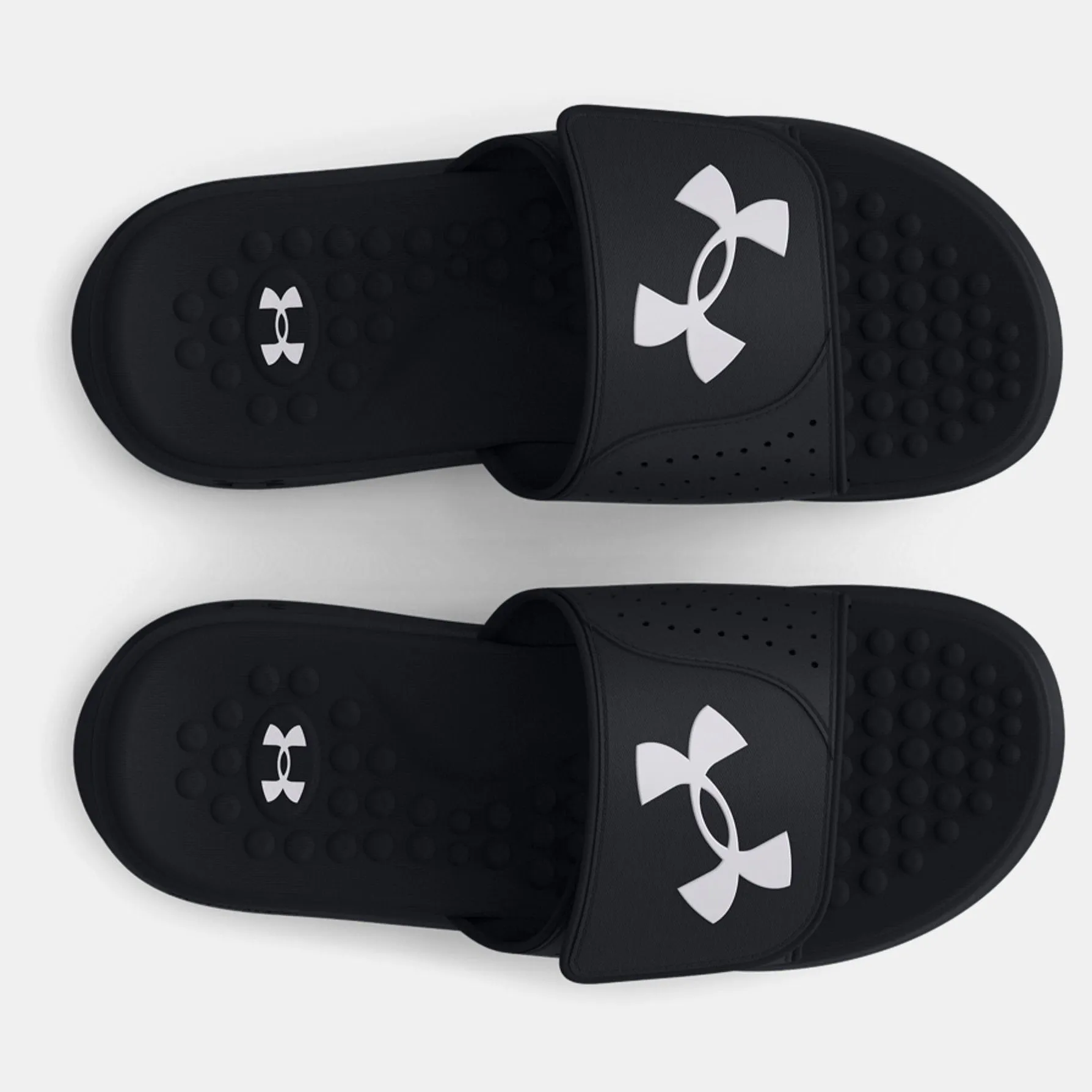 Under Armour Black/White Ignite 7 Slide