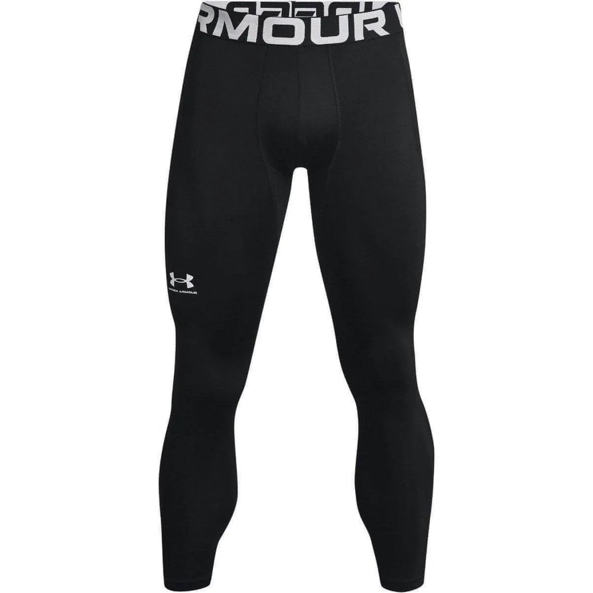 Under Armour ColdGear Compression Mens Long Running Tights - Black