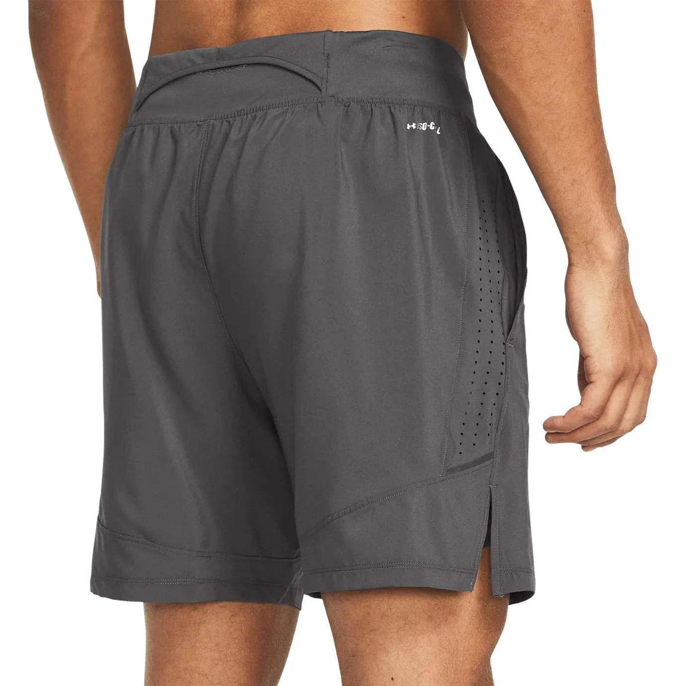 Under Armour Launch Elite 2 In 1 Mens Running Shorts - Grey