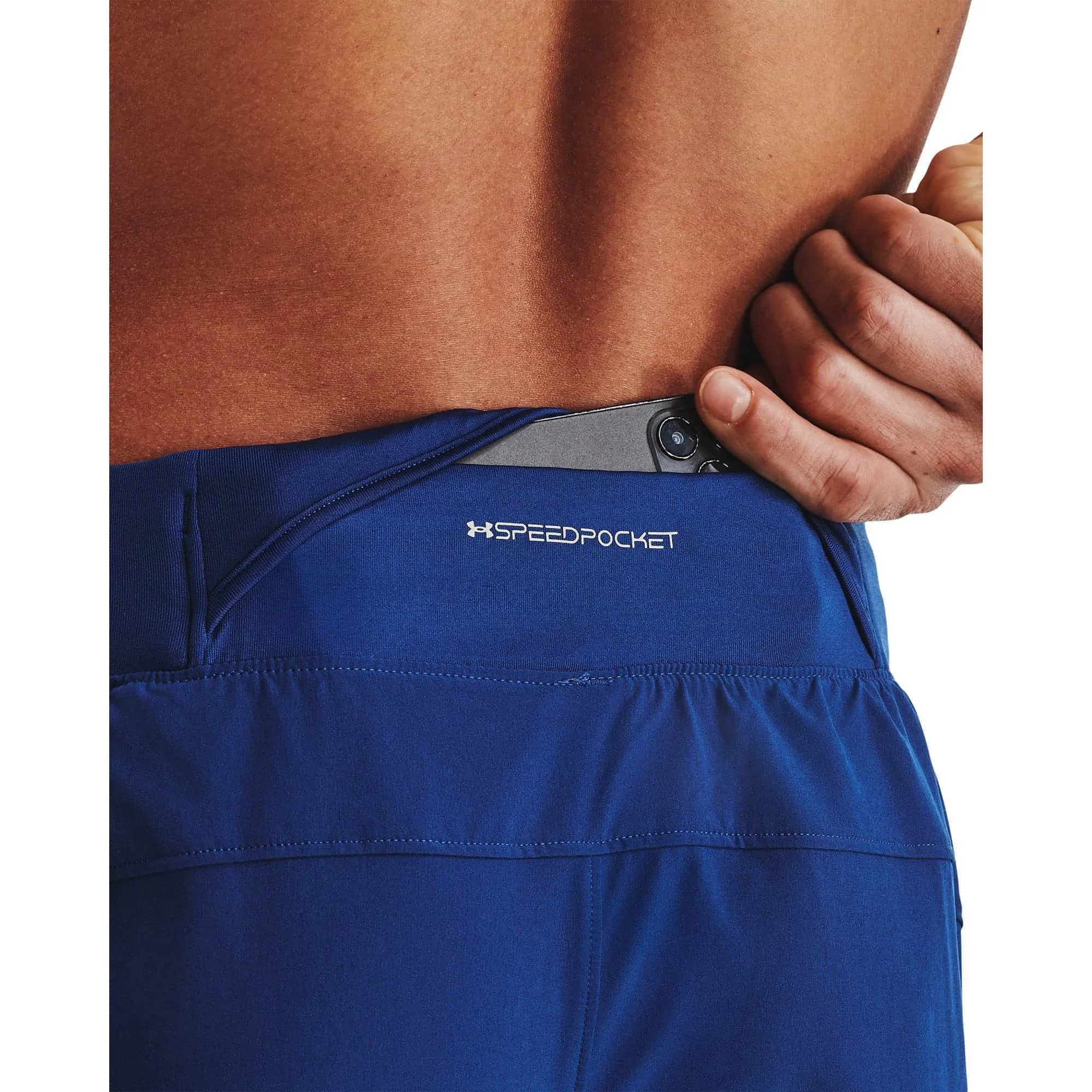 Under Armour Launch Elite 7 Inch Mens Running Shorts - Blue