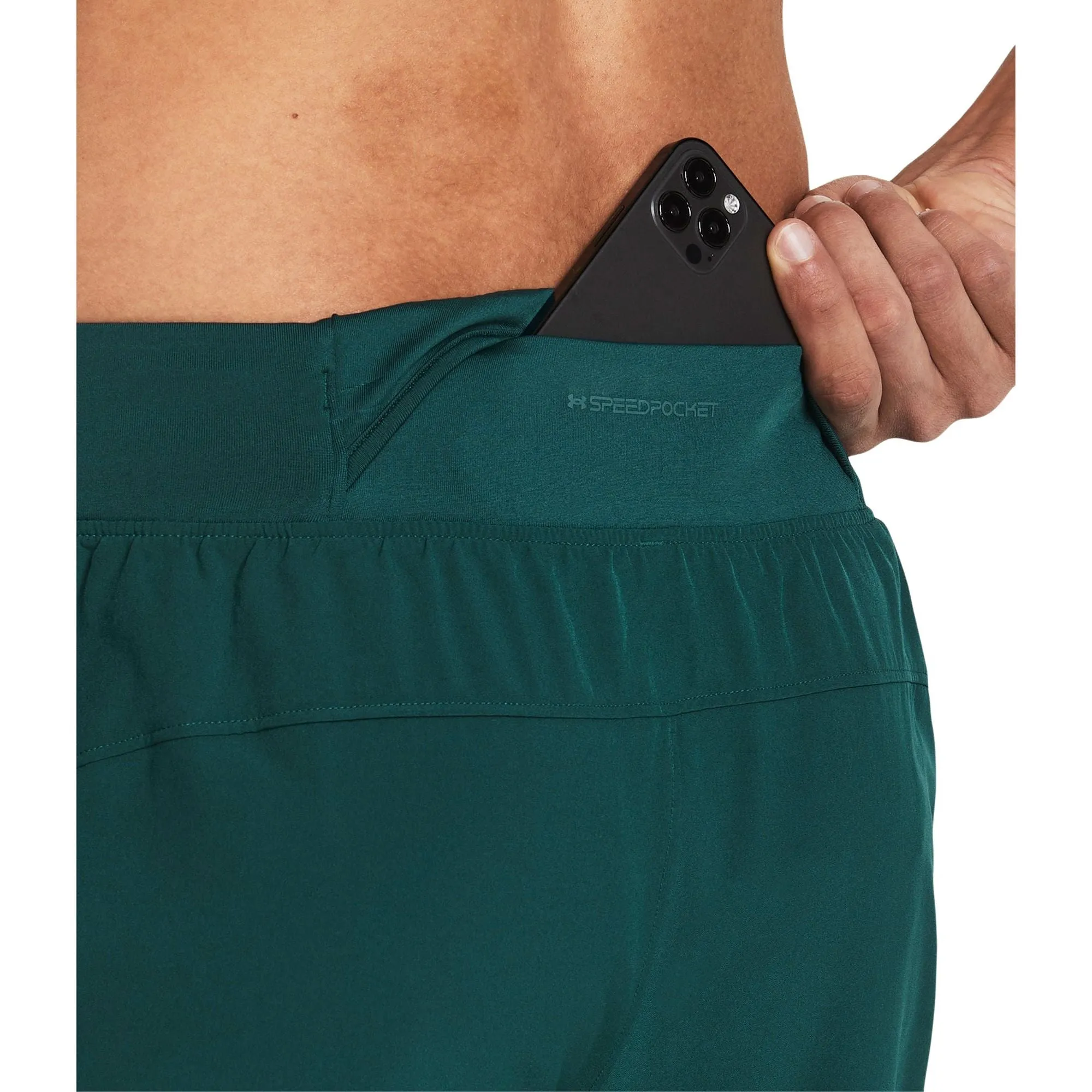 Under Armour Launch Elite 7 Inch Mens Running Shorts - Green