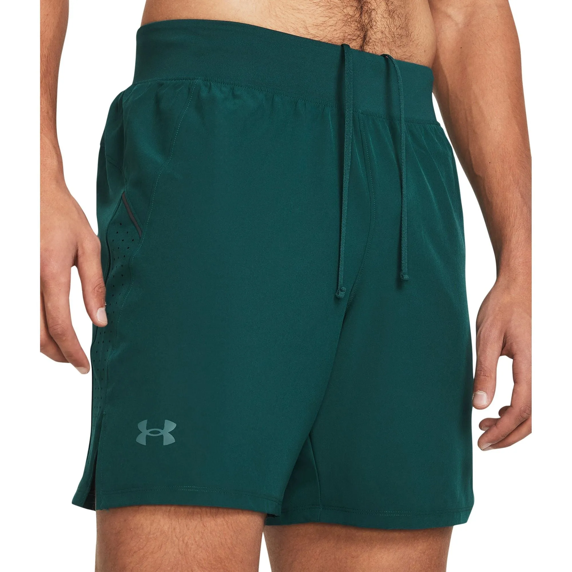 Under Armour Launch Elite 7 Inch Mens Running Shorts - Green