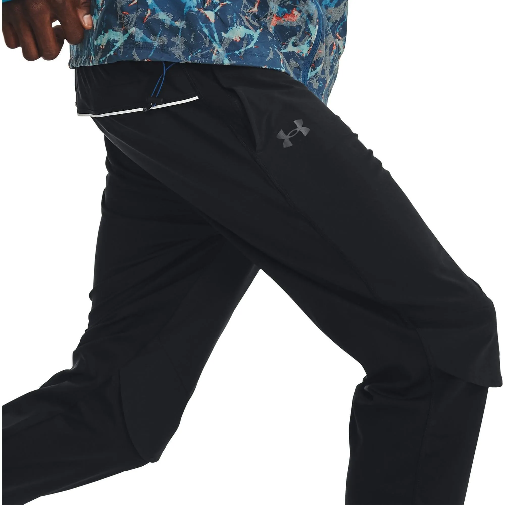 Under Armour Storm OutRun The Cold Mens Running Track Pants - Black