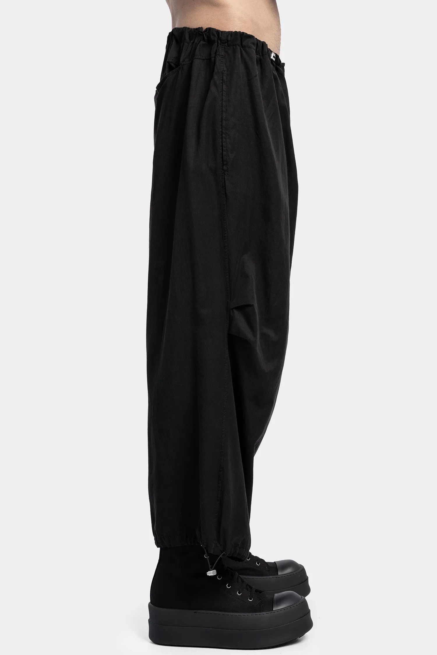 Wide Transform Pants, Black