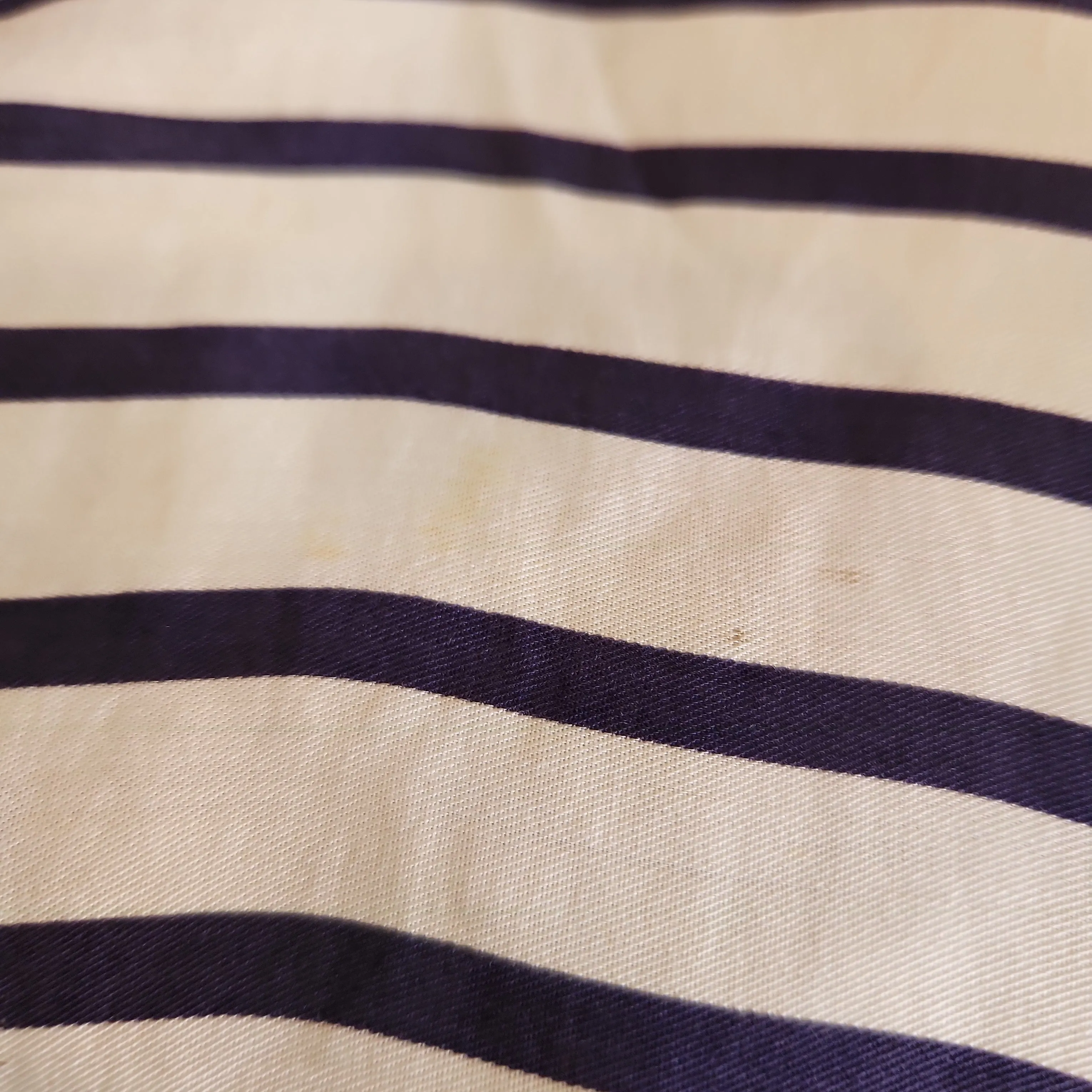 ZARA White & Blue Striped Top | Pre Loved |